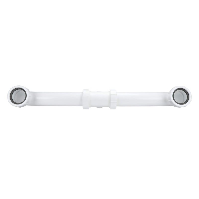 Danco 50974 1-1/2-by-16" Center Outlet Continuous Waste, Slip-Joint, PVC, White - Image 2